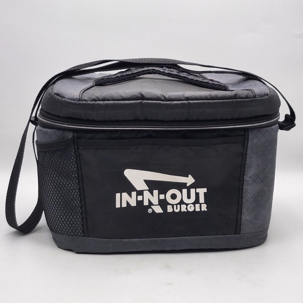 In-N-Out Burger Insulated Cooler Lunch Tote Black Bag
